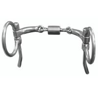 Buckeye Prestige 3-Piece Half Cheek Snaffle With Roller
