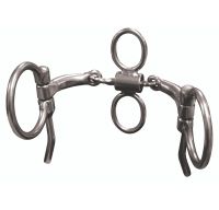 Buckeye Tongue Tite Flipper Bit Half Cheek Snaffle