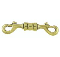 Double End Swivel Snap Solid Brass