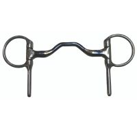 Buckeye Tongue Relief Low Port Half Cheek Snaffle Bit