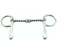 Half Cheek Snaffle Bit Twisted Wire