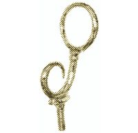 4 in Hand Center Terret 5110