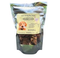 Whole Freeze Dried Chicken Livers All Natural High Protein Dog Treats Made in Ohio USA