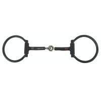 Robart Pinchless Sweet Iron Offset Dee Snaffle Bit