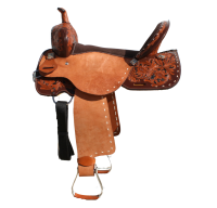 Grand Entry Twister Barrel Saddle Buckstitch And Tooled
