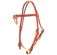 Quick Change Headstall Knotted Browband Bridle Work Tack
