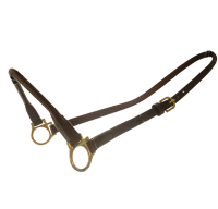 Round Nose Leather Presentation halter for horses