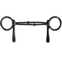 Chupp Double Twisted Wire Half Cheek Snaffle Bit