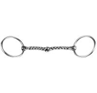 Chupp Draft Twisted Wire Loose Ring Snaffle Bit