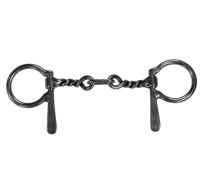 Chupp Twisted Wire 3 Piece Half Cheek Snaffle Pony Bit
