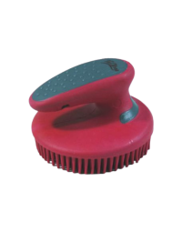 TailWrap Soft Round Curry Comb With Handle