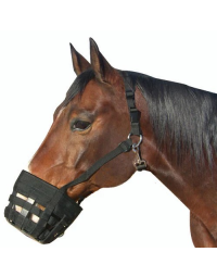 Best Friends Deluxe Grazing Muzzle, Complete grazing muzzle for horses